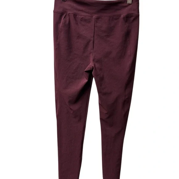 SPANX Deep Wine Color Leggings - Picture 2 of 3